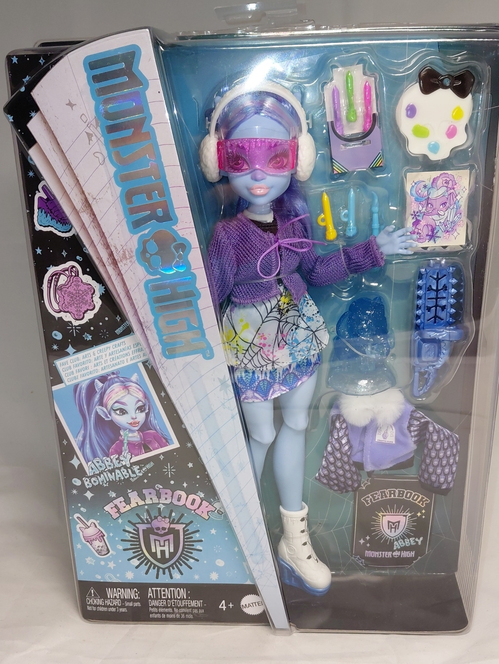 Monster High Abbey Bominable Doll/FearBook BRAND NEW